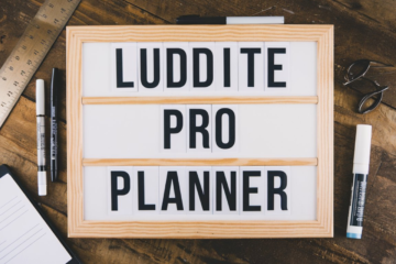 Luddite Pro Planner